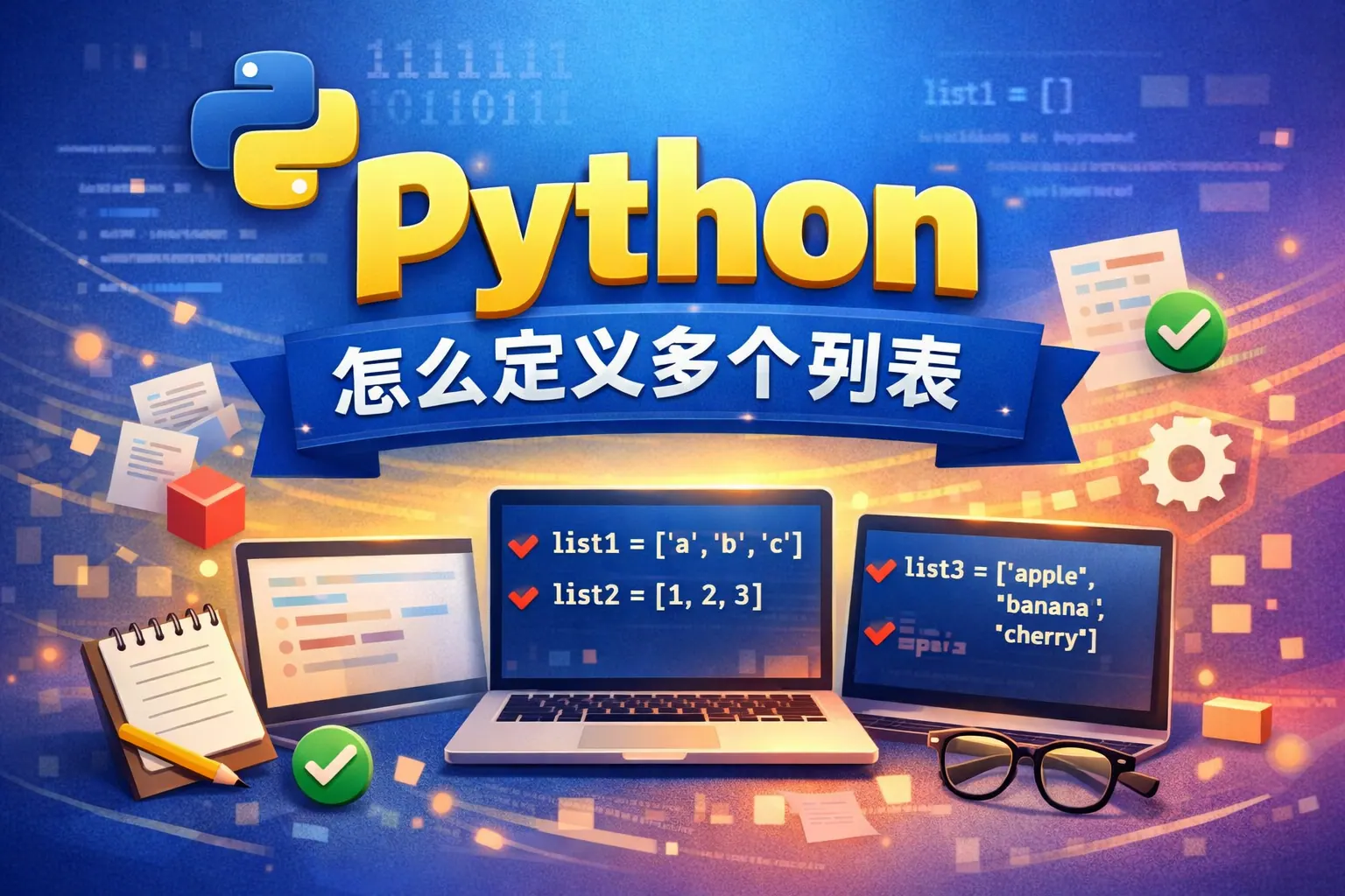 python怎么定义多个列表