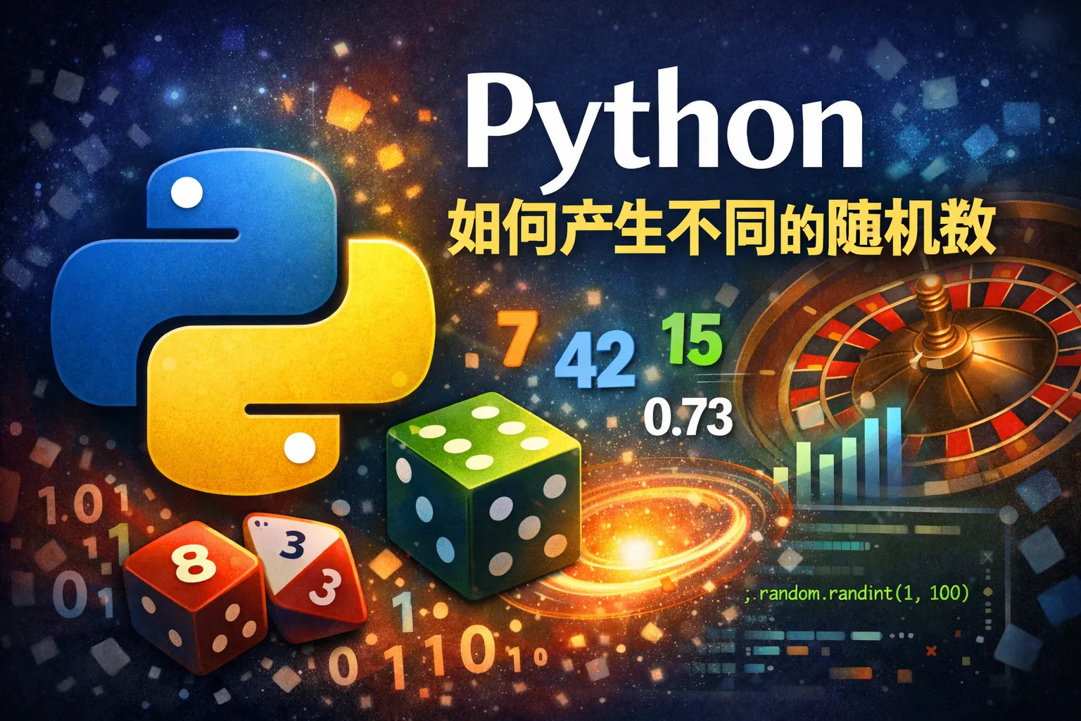 python如何产生不同的随机数