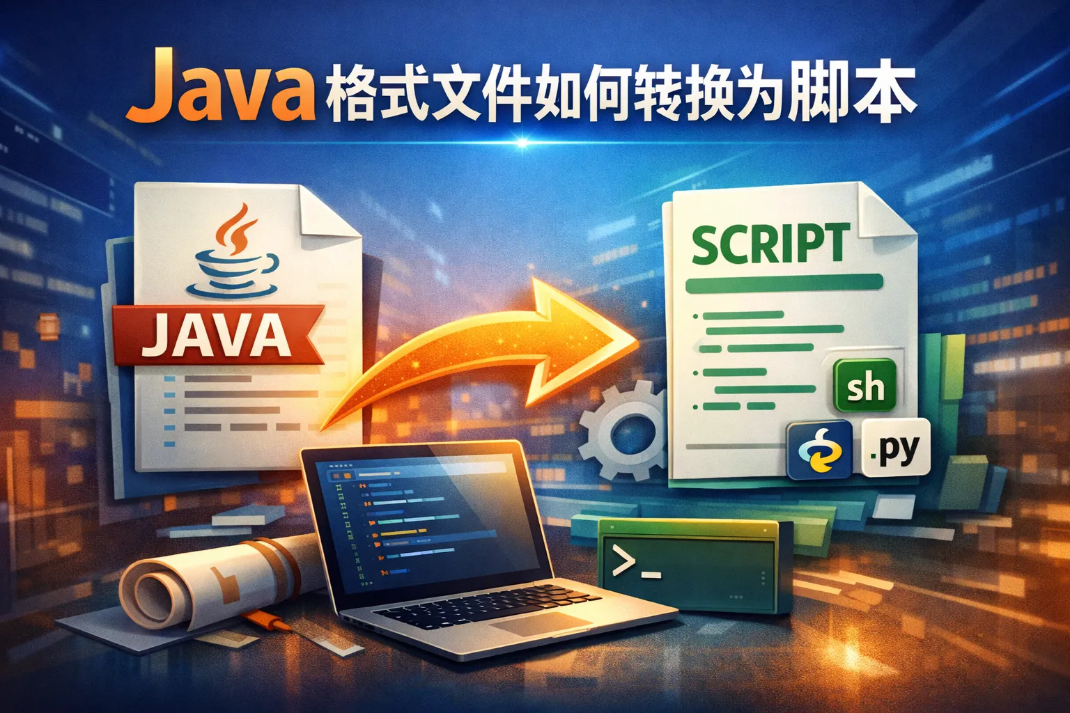java格式文件如何转换为脚本