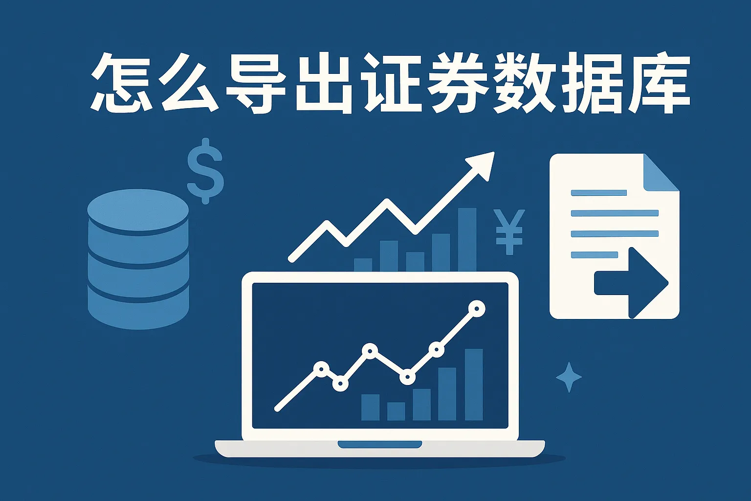 怎么导出证券数据库