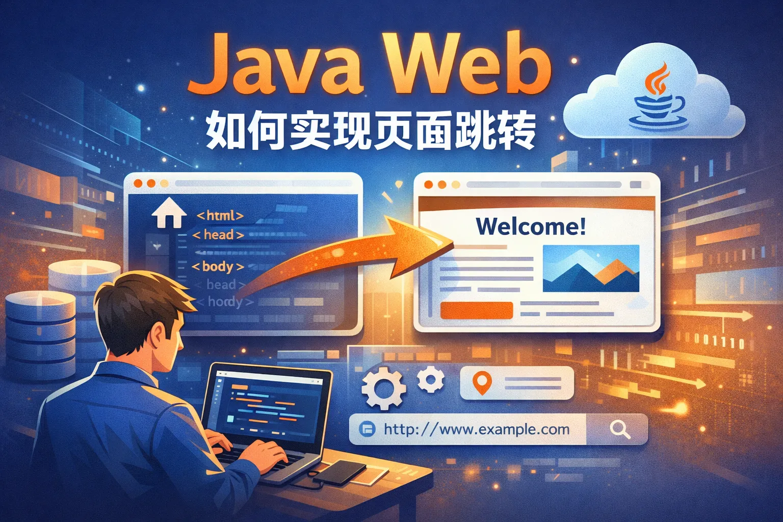Java web如何实现页面跳转
