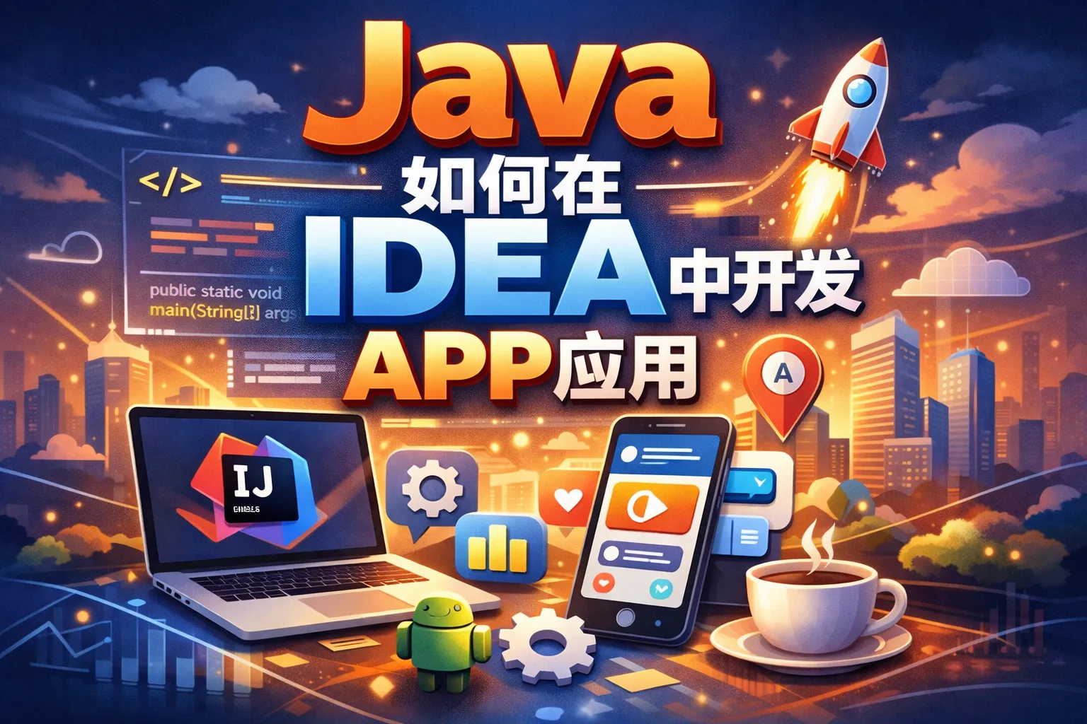 java如何在idea中开发app应用