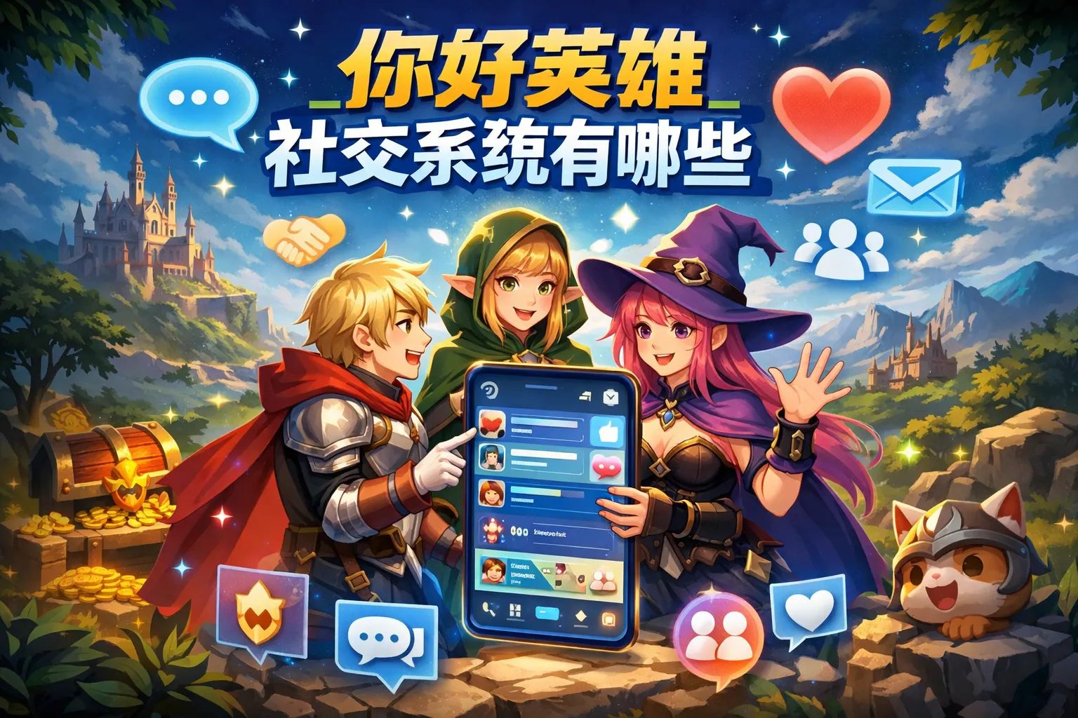 你好英雄社交系统有哪些