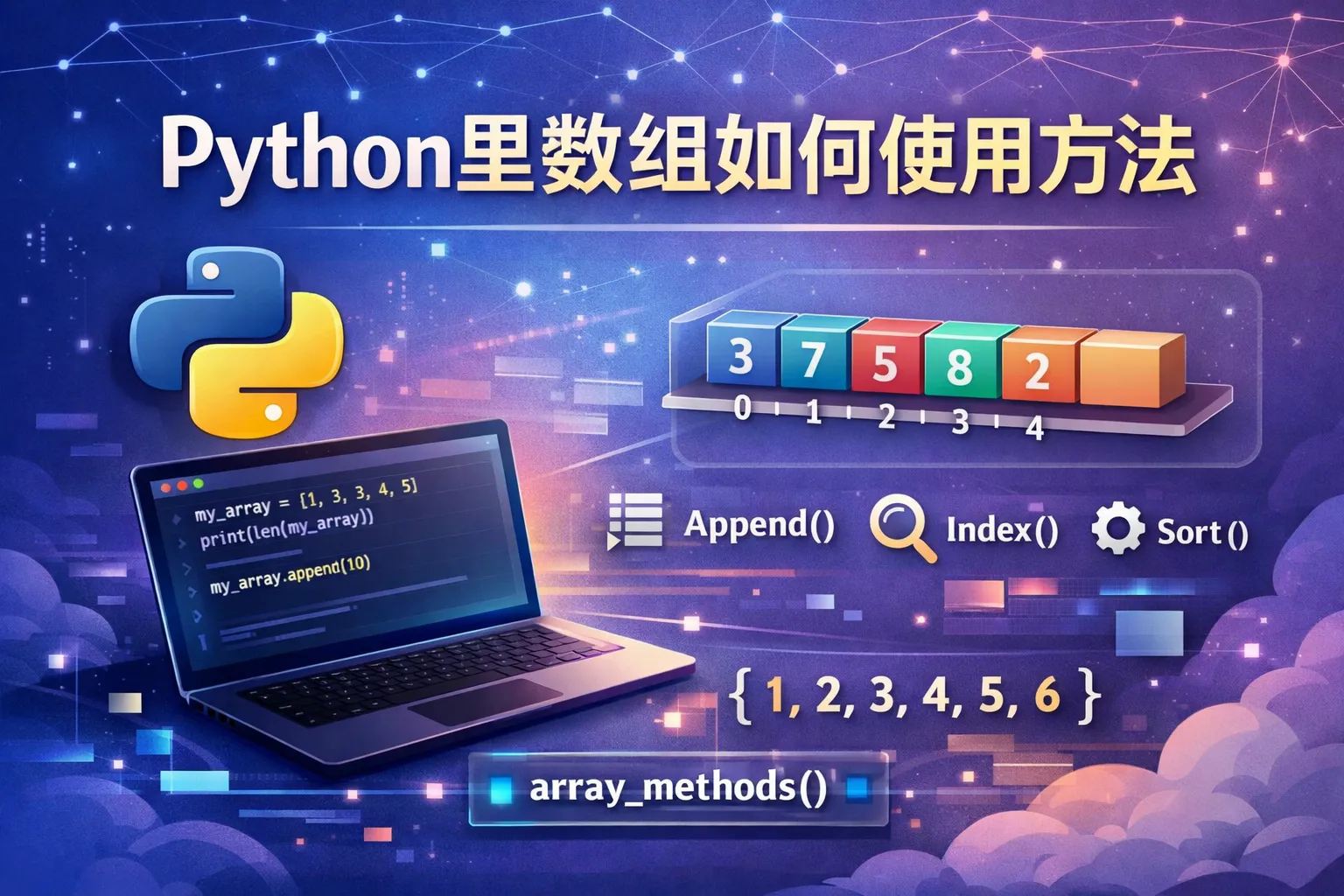 python里数组如何使用方法