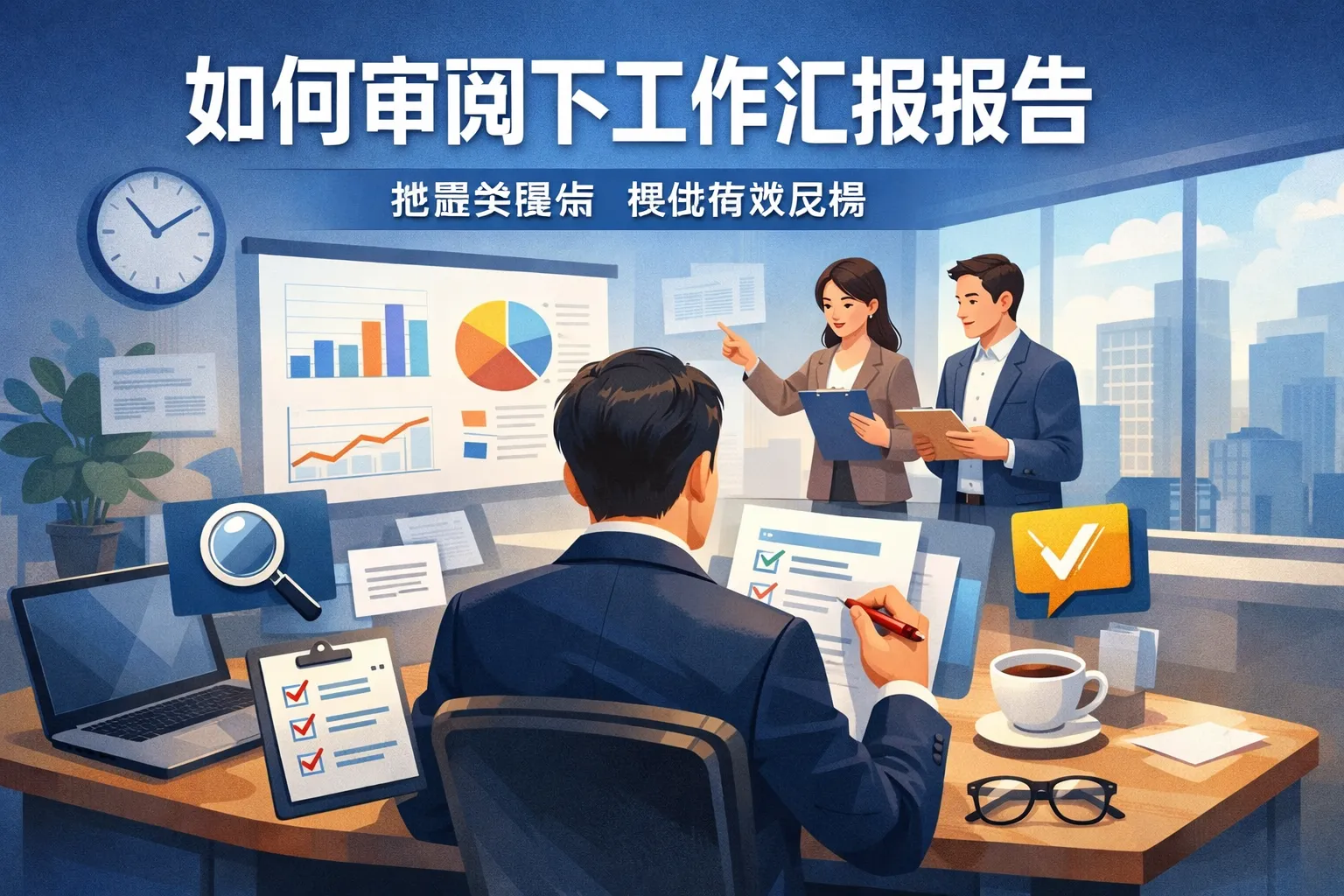 如何审阅下工作汇报报告