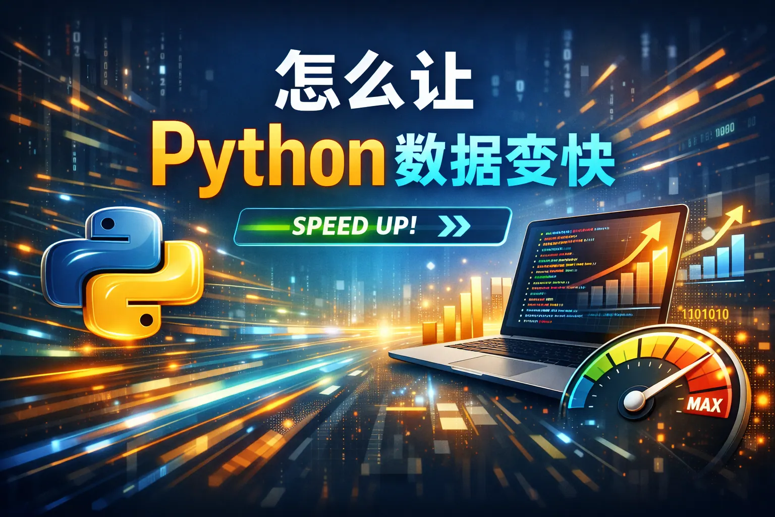 怎么让python数据变快