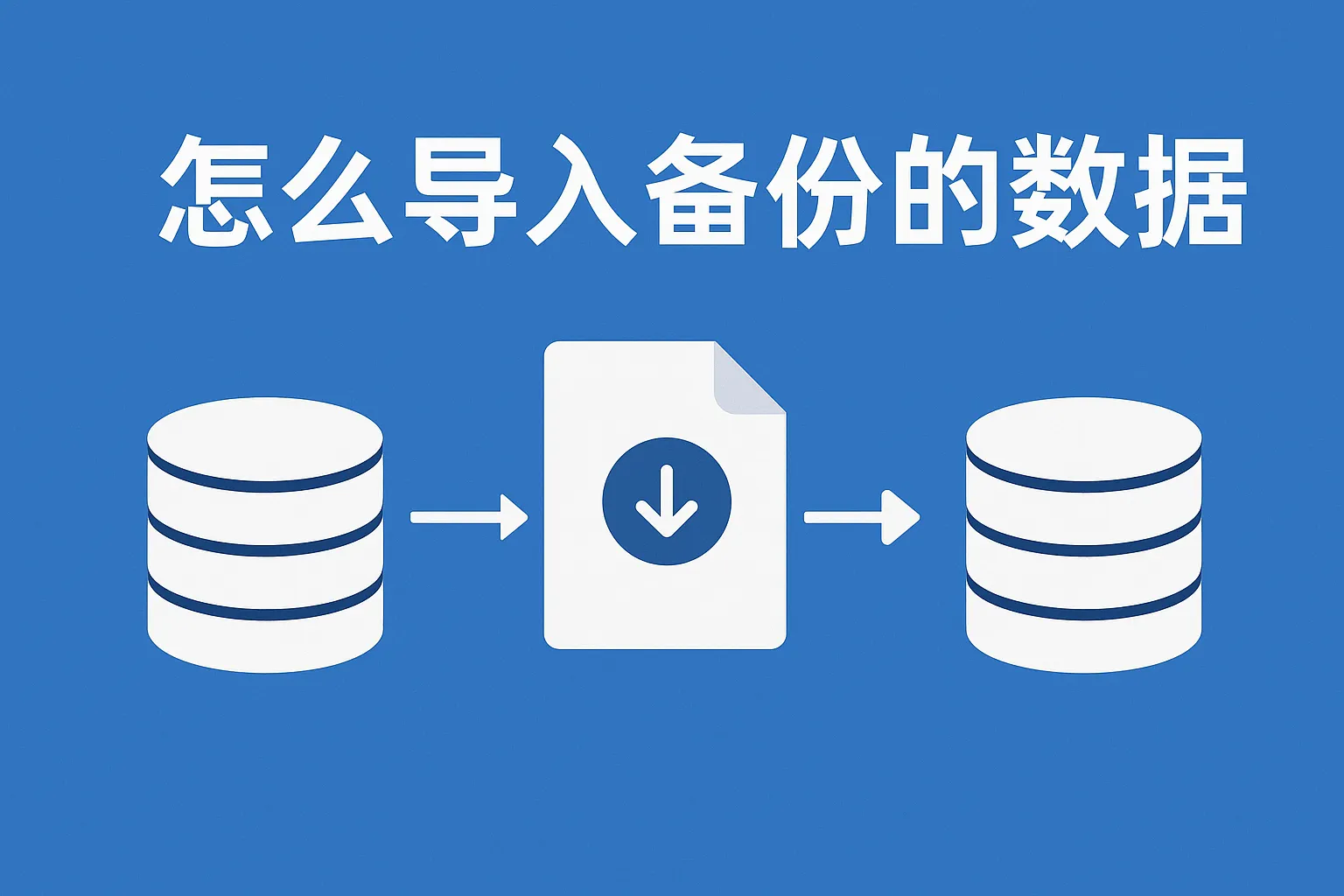 怎么导入备份的数据库