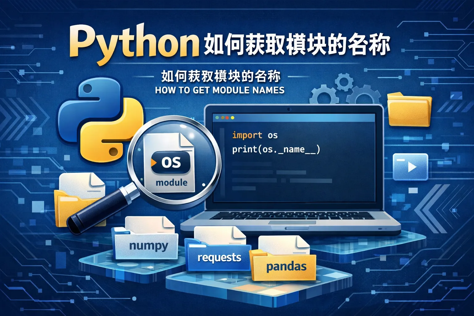 python如何获取模块的名称
