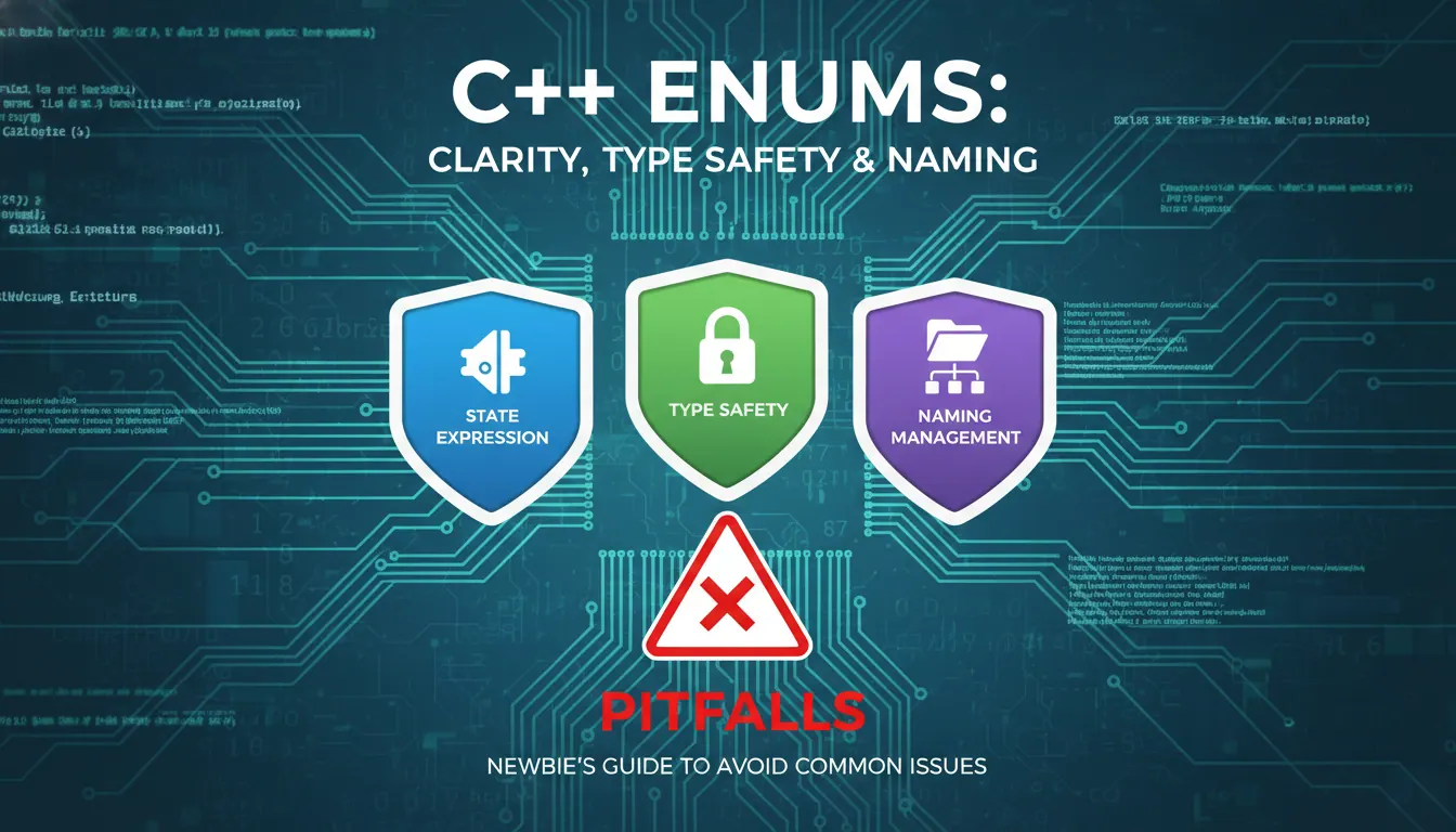 C++ 枚举 enum如何写得更清楚:状态表达、类型安全和命名管理的新手避坑