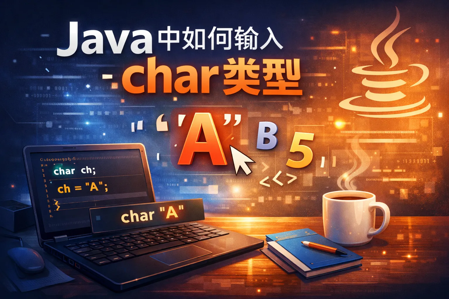 Charat Java java中如何输入char类型