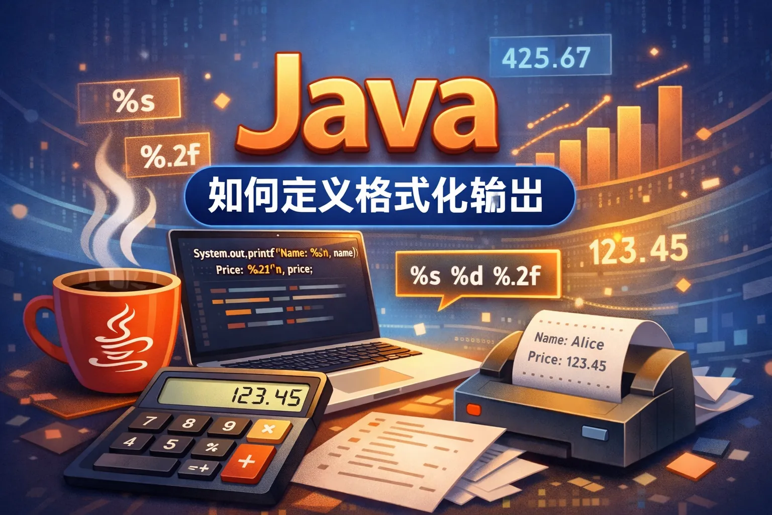 java如何定义格式化输出