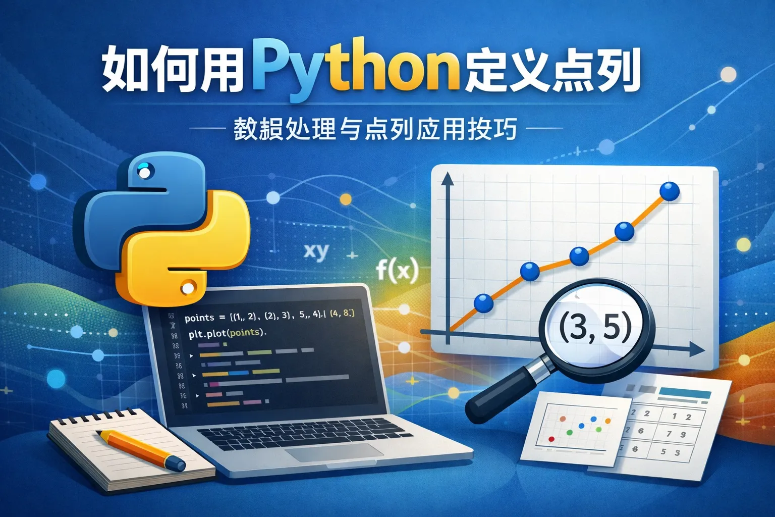 如何用python定义点列