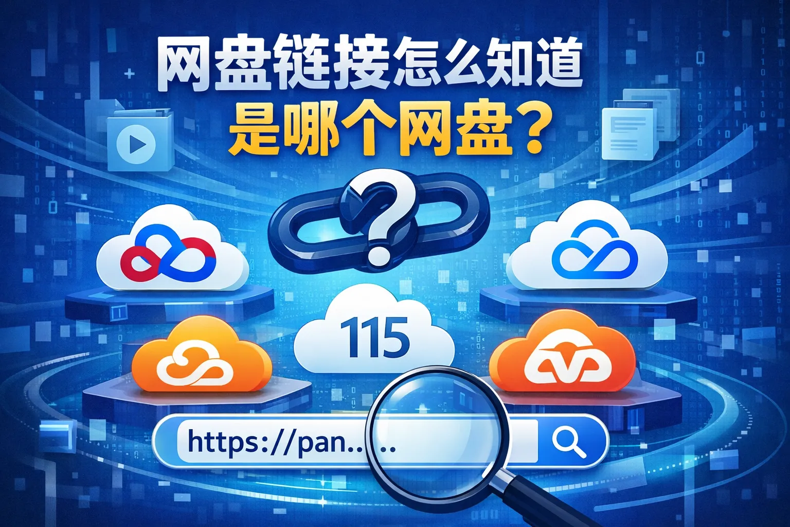 网盘链接怎么知道是哪个网盘