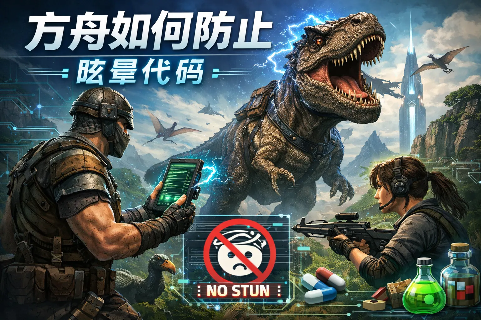 方舟如何防止眩晕代码