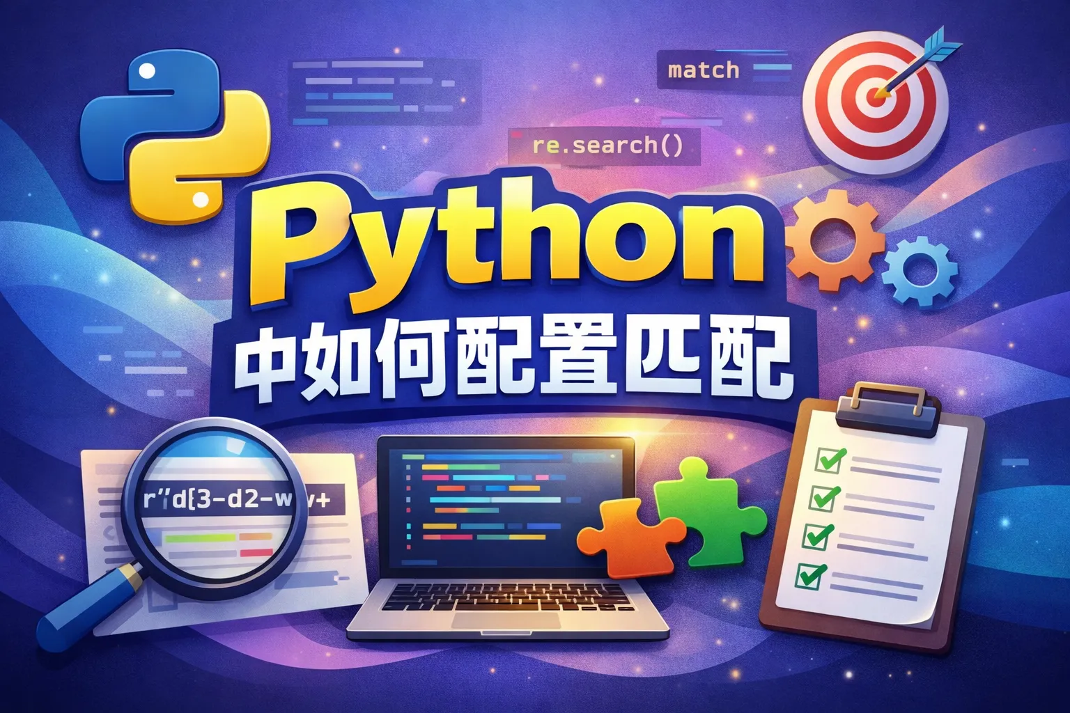 python中如何配置匹配