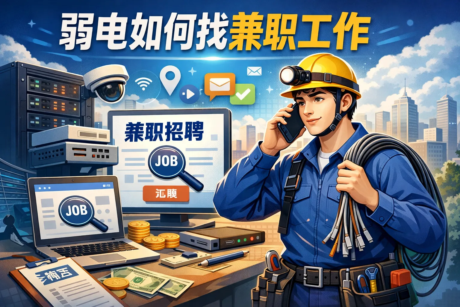 弱电如何找兼职工作