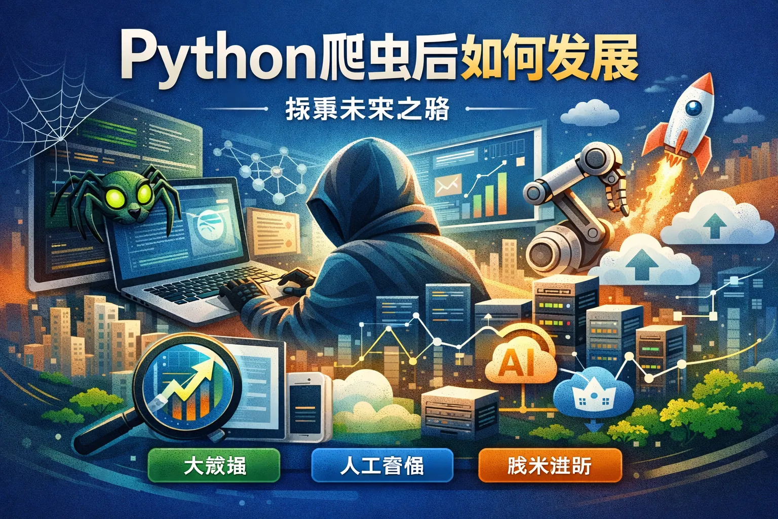 python爬虫后如何发展