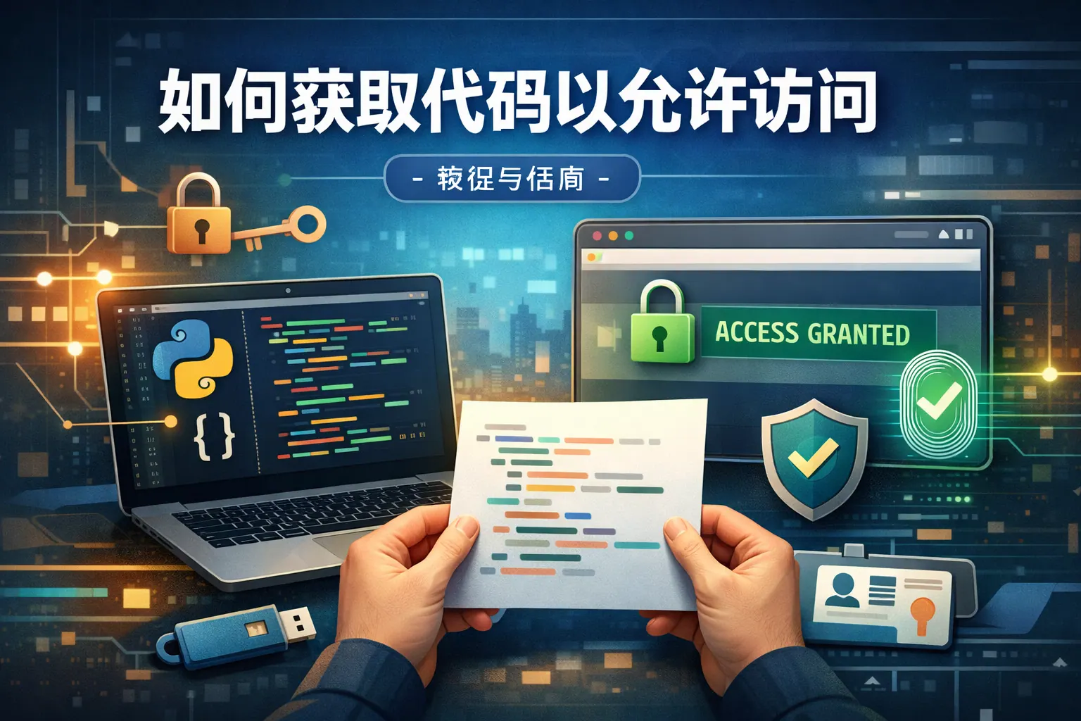 如何获取代码以允许访问