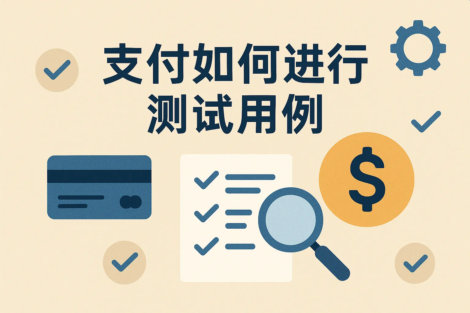 支付如何进行测试用例