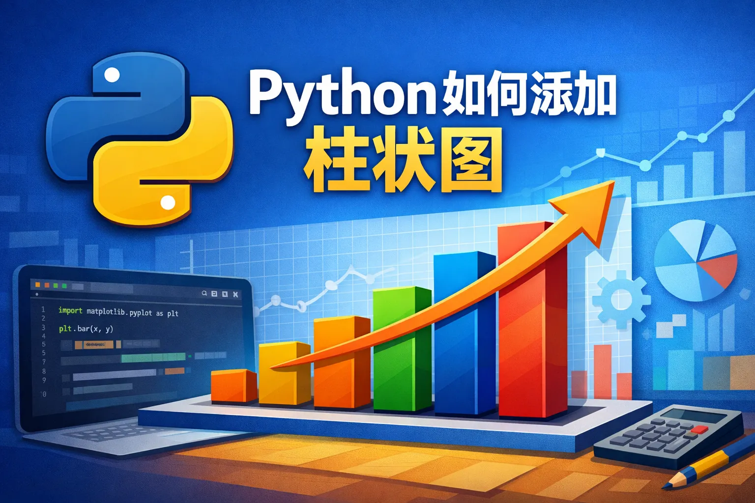 python如何添加柱状图