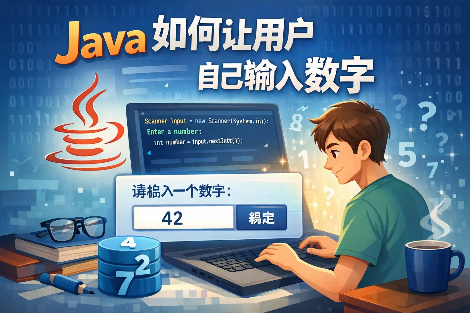 java如何让用户自己输入数字