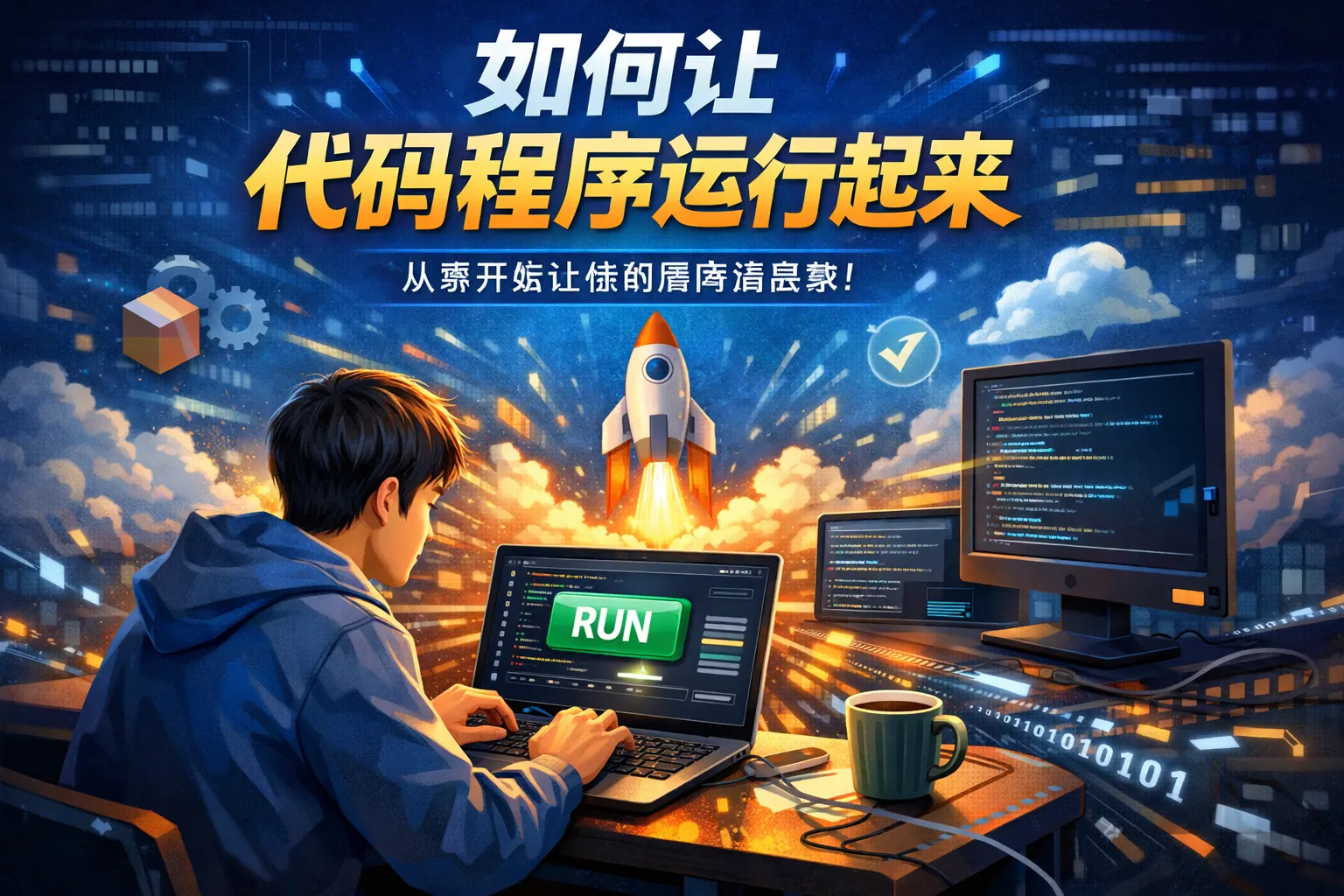 如何让代码程序运行起来
