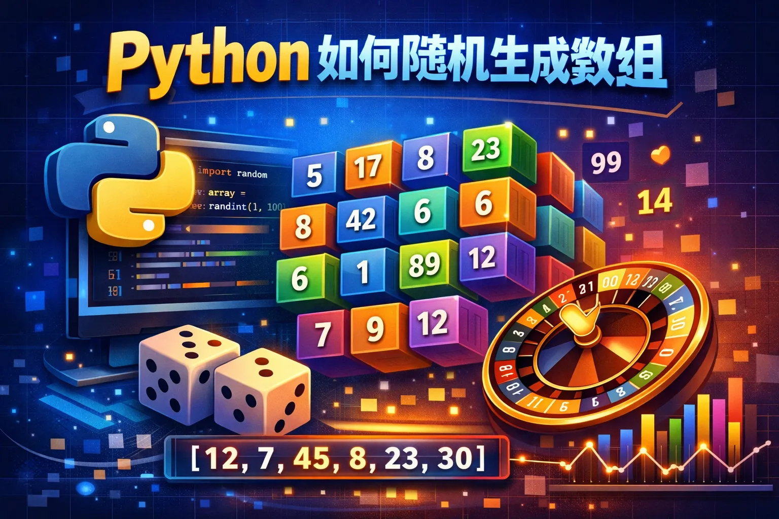 python如何随机生成数组