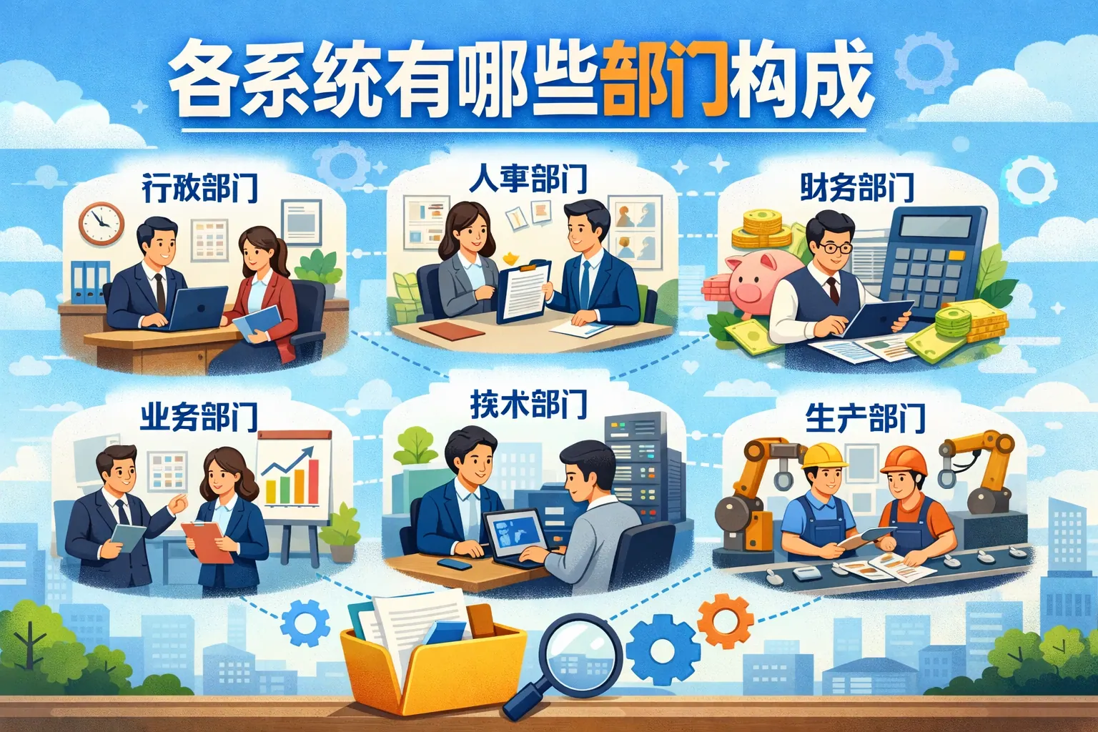 各系统有哪些部门构成