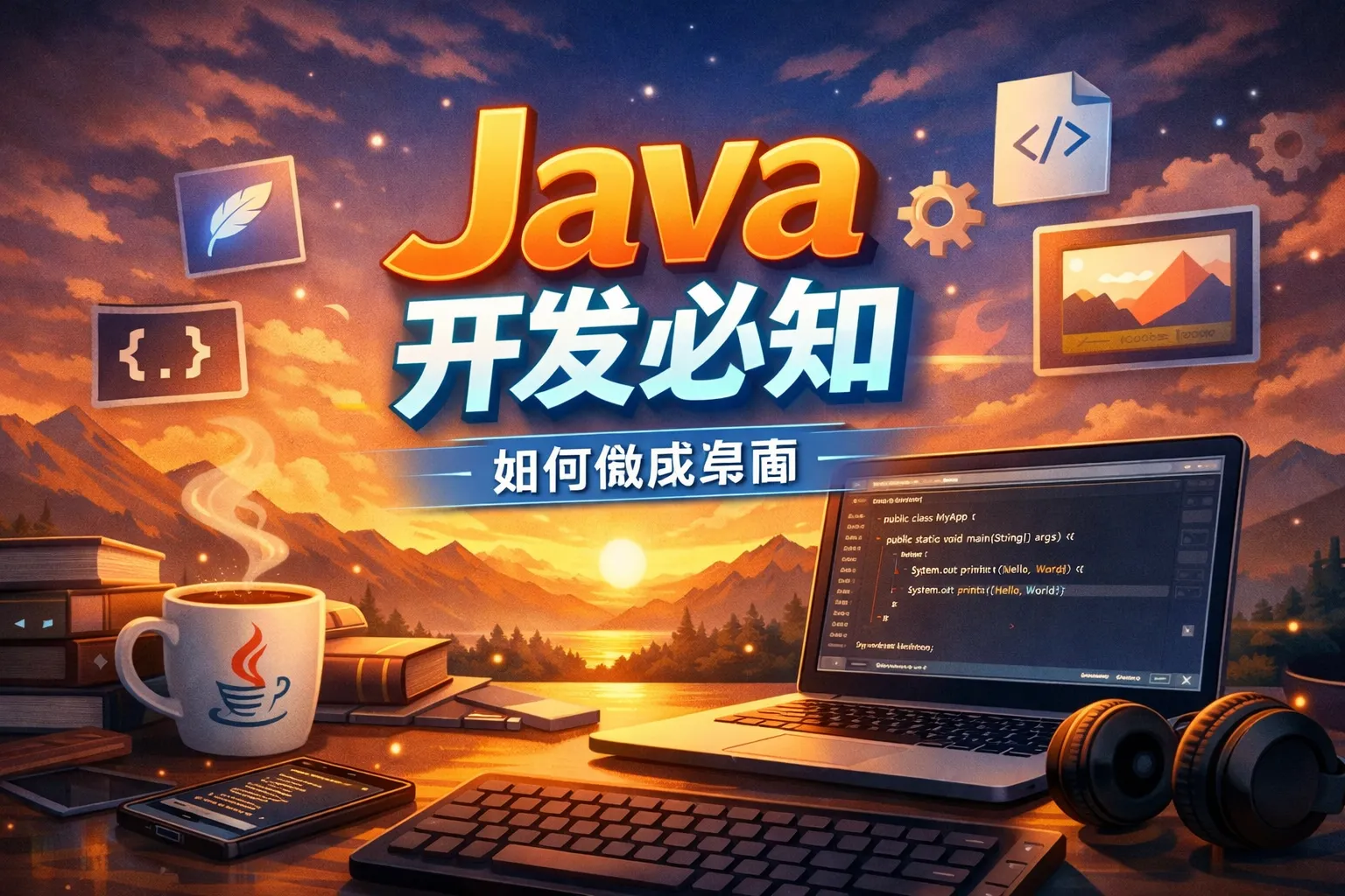java写的壁纸如何做成桌面