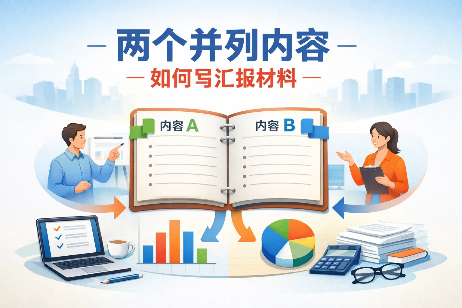 两个并列内容如何写汇报材料