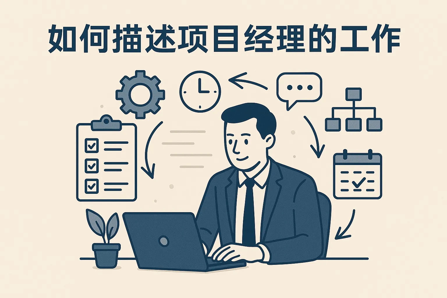 如何描述项目经理的工作