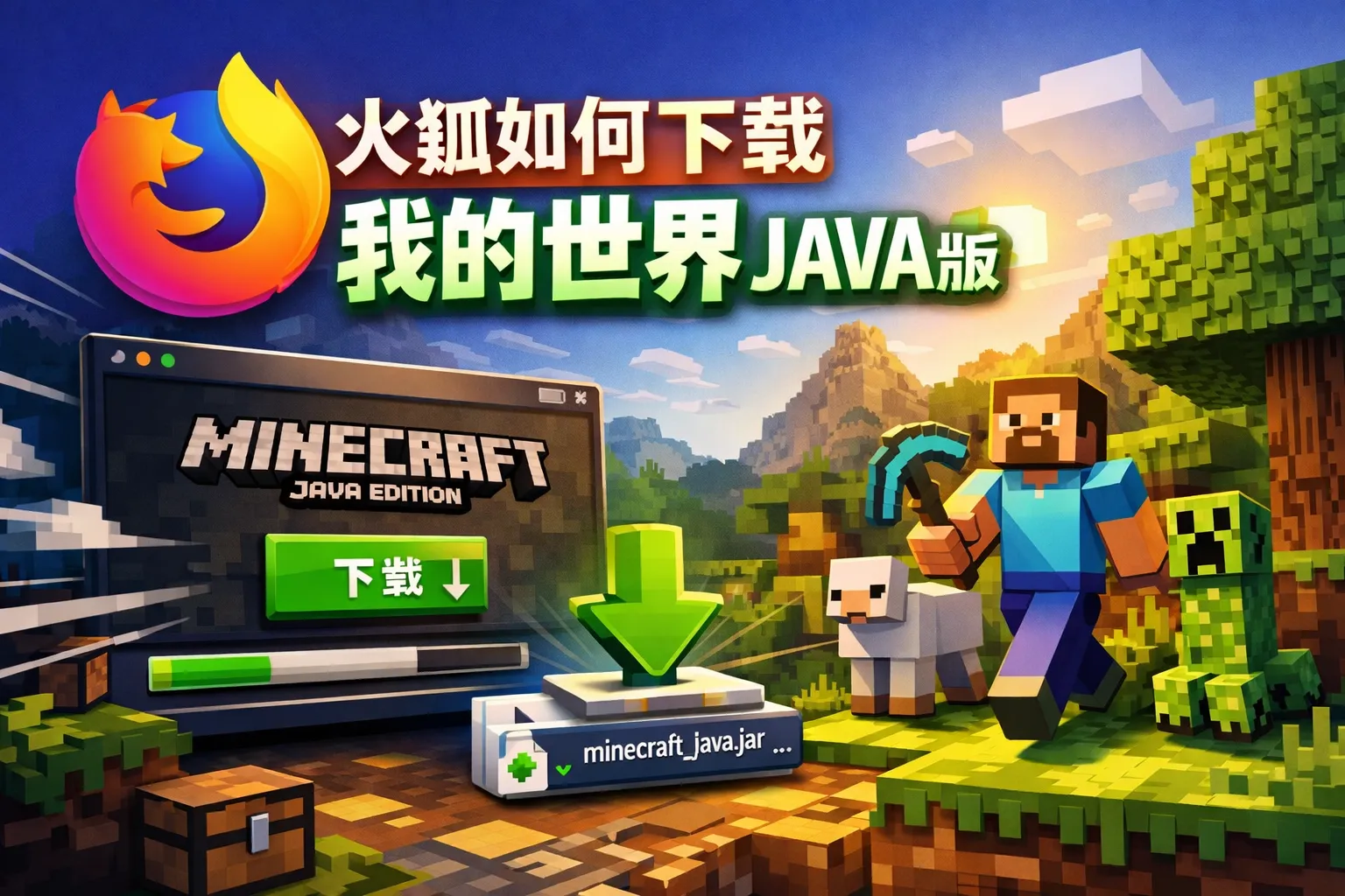 火狐如何下载我的世界java版