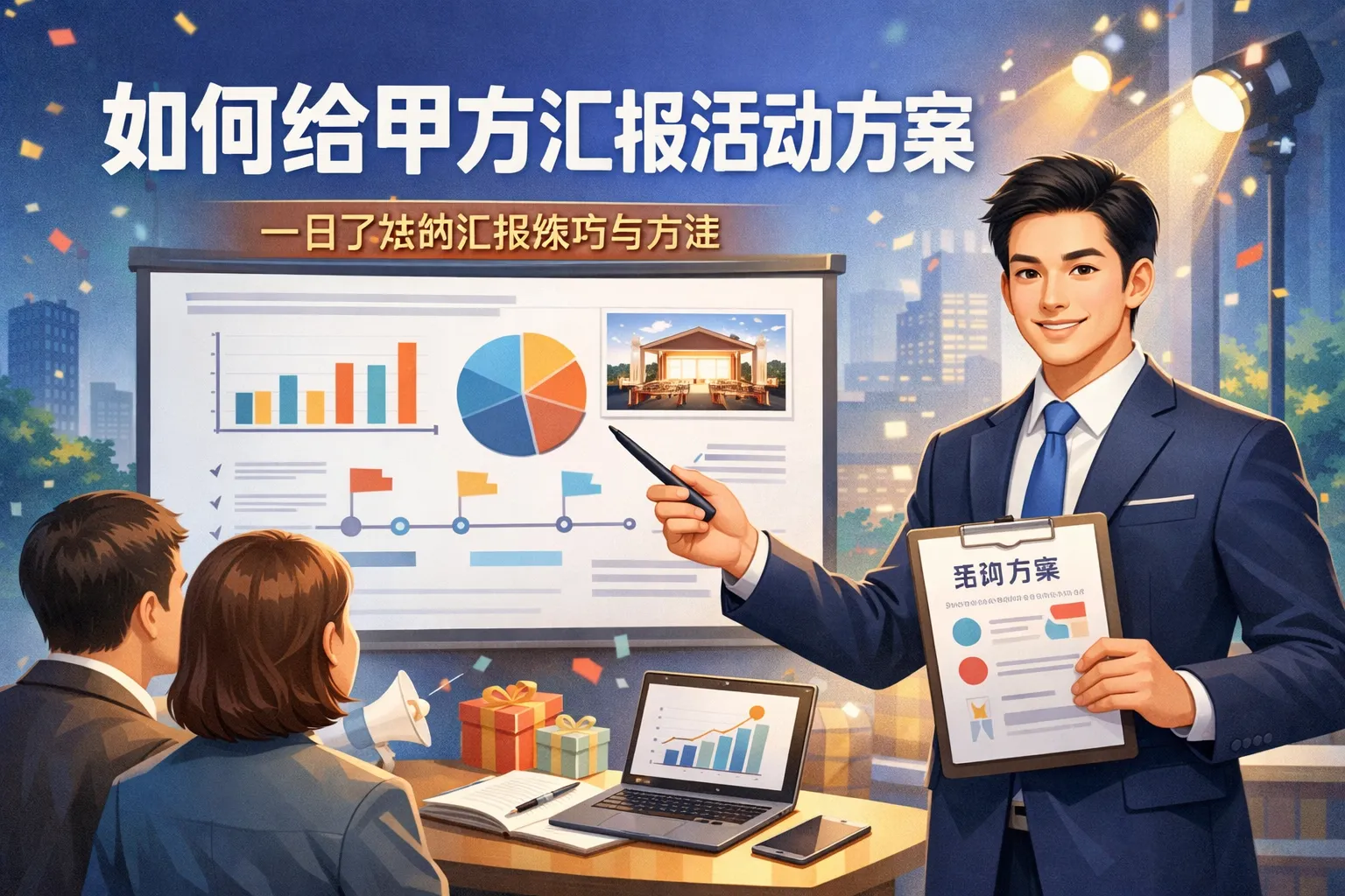 如何给甲方汇报活动方案