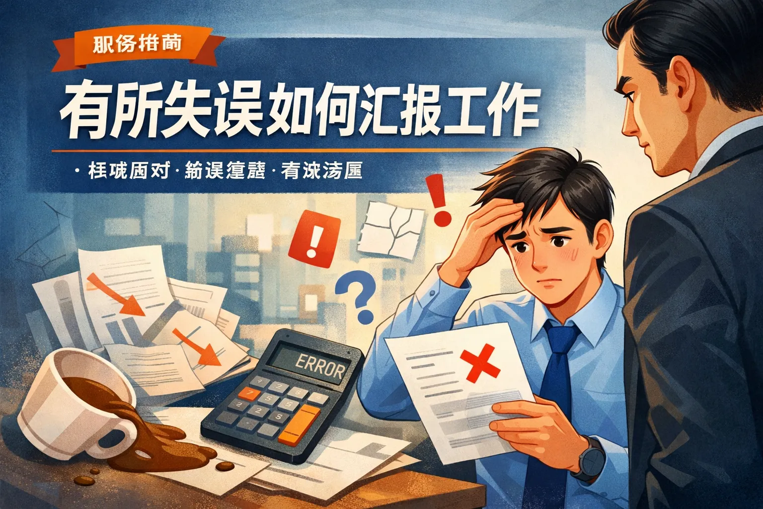 有所失误如何汇报工作