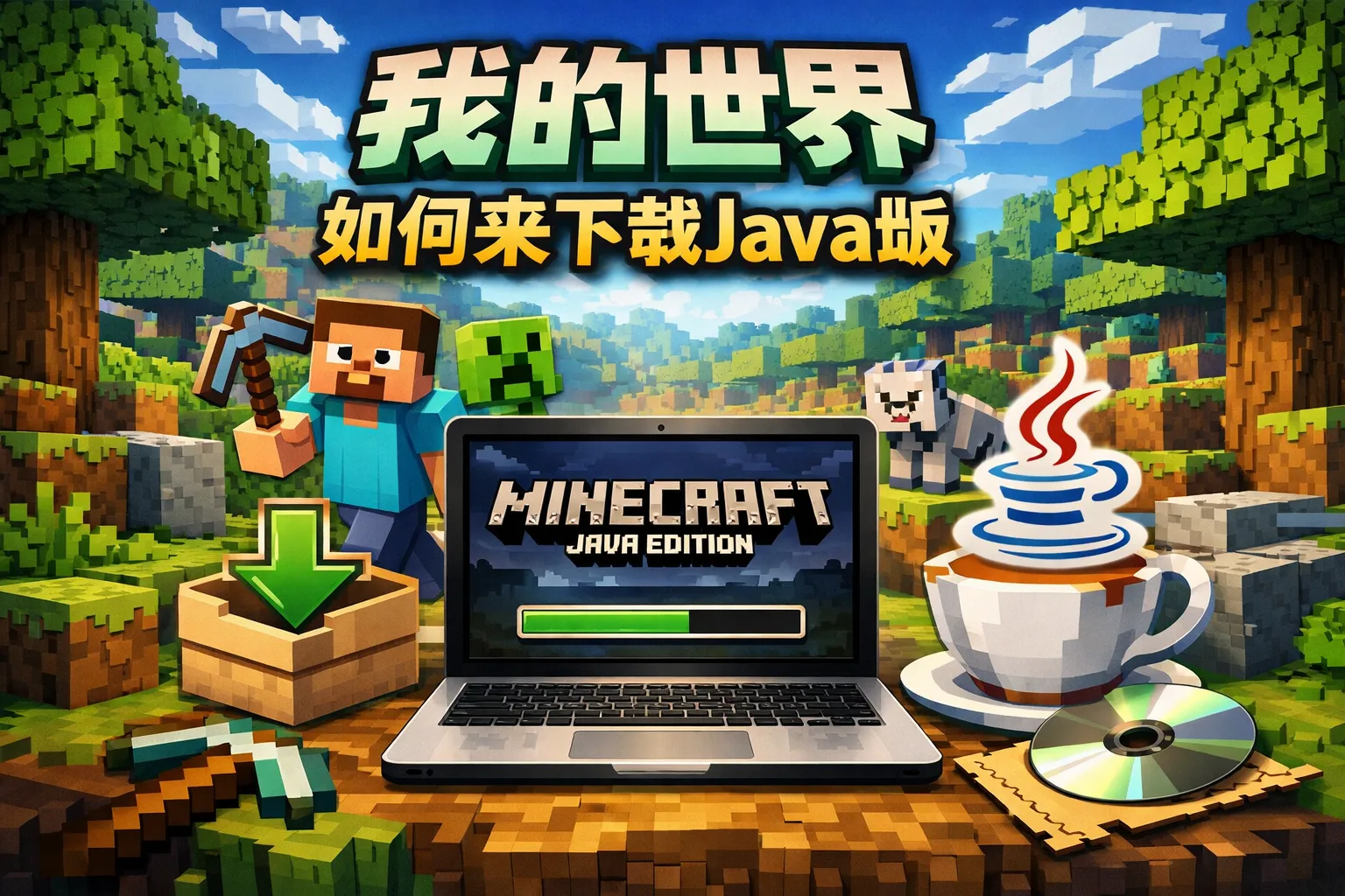 我的世界如何来下载Java版