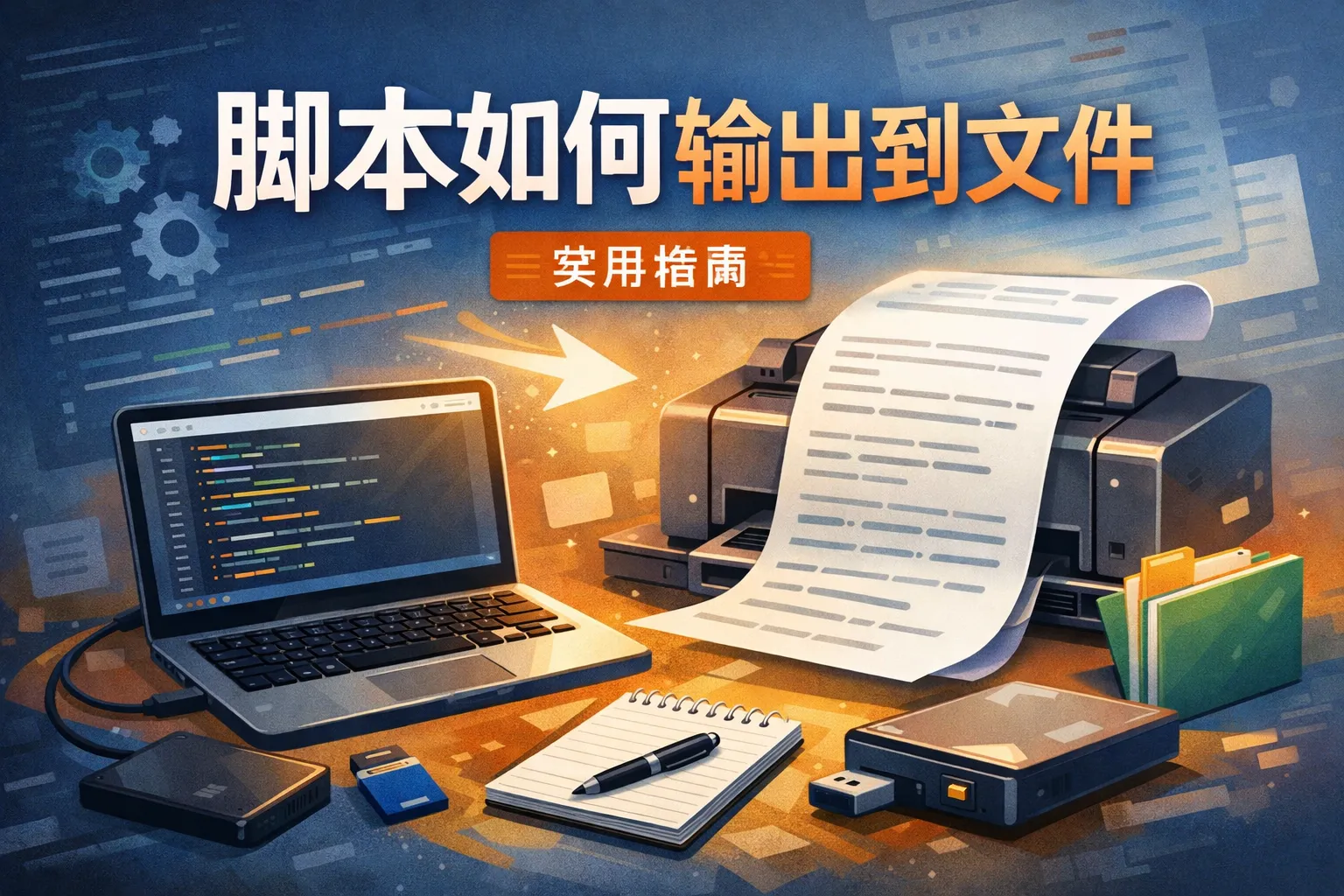 脚本如何输出到文件