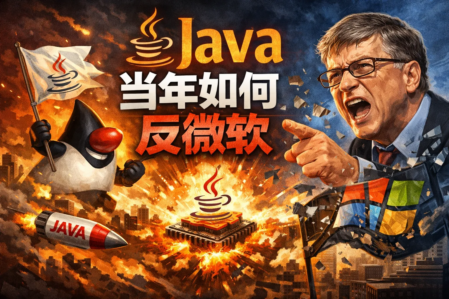java当年如何反微软