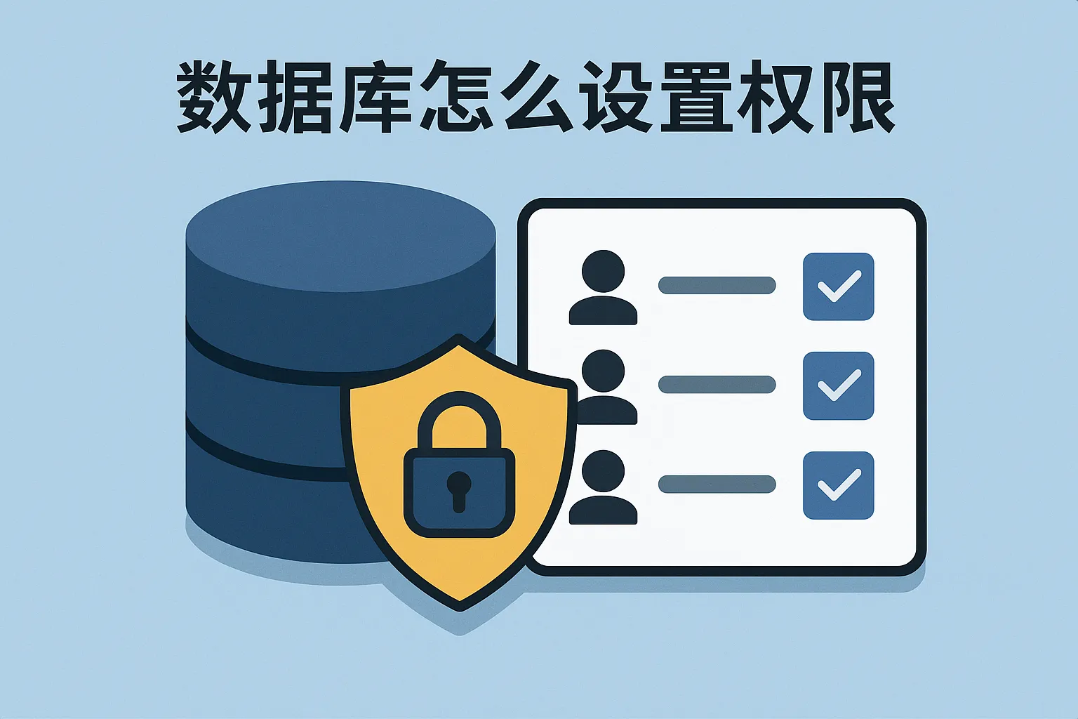 数据库怎么设置权限