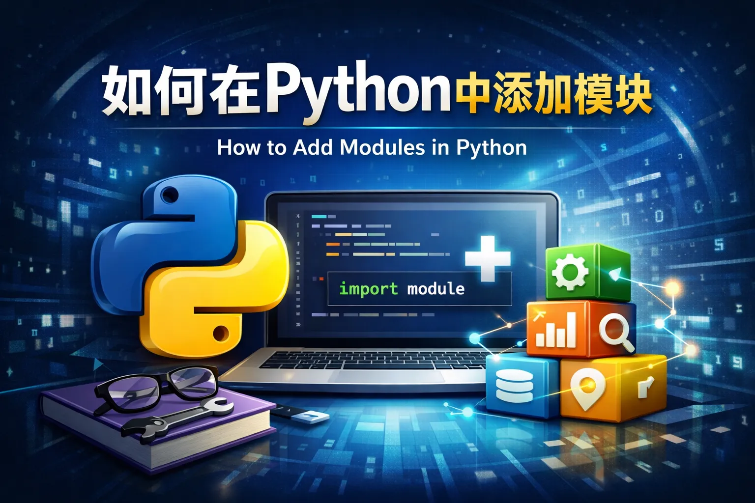如何在python中添加模块