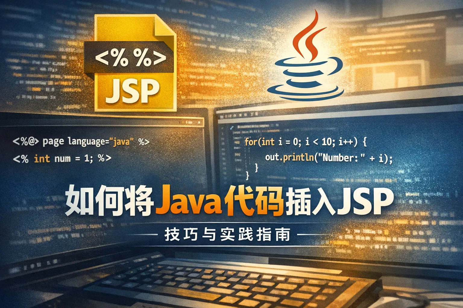如何将java代码插入jsp