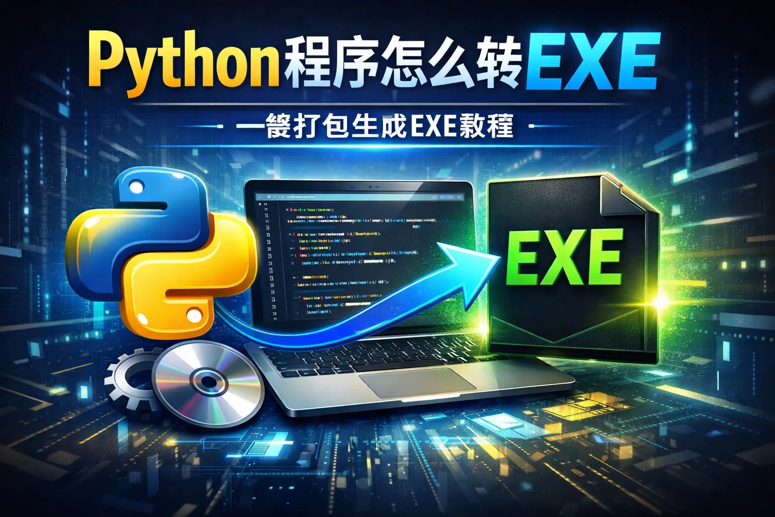 python程序怎么转为exe
