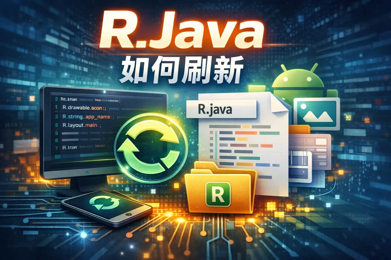 r.java如何刷新
