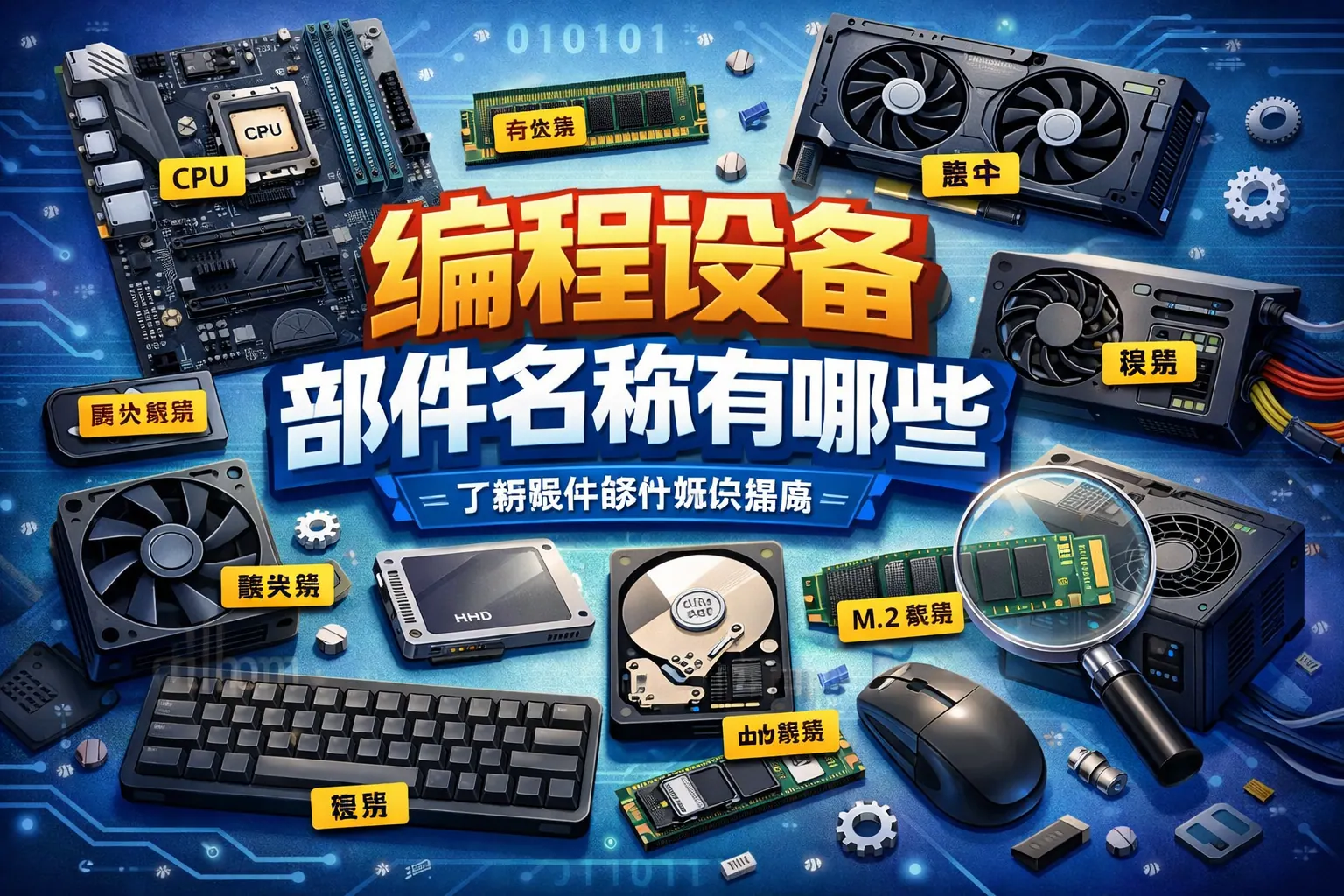 编程设备部件名称有哪些