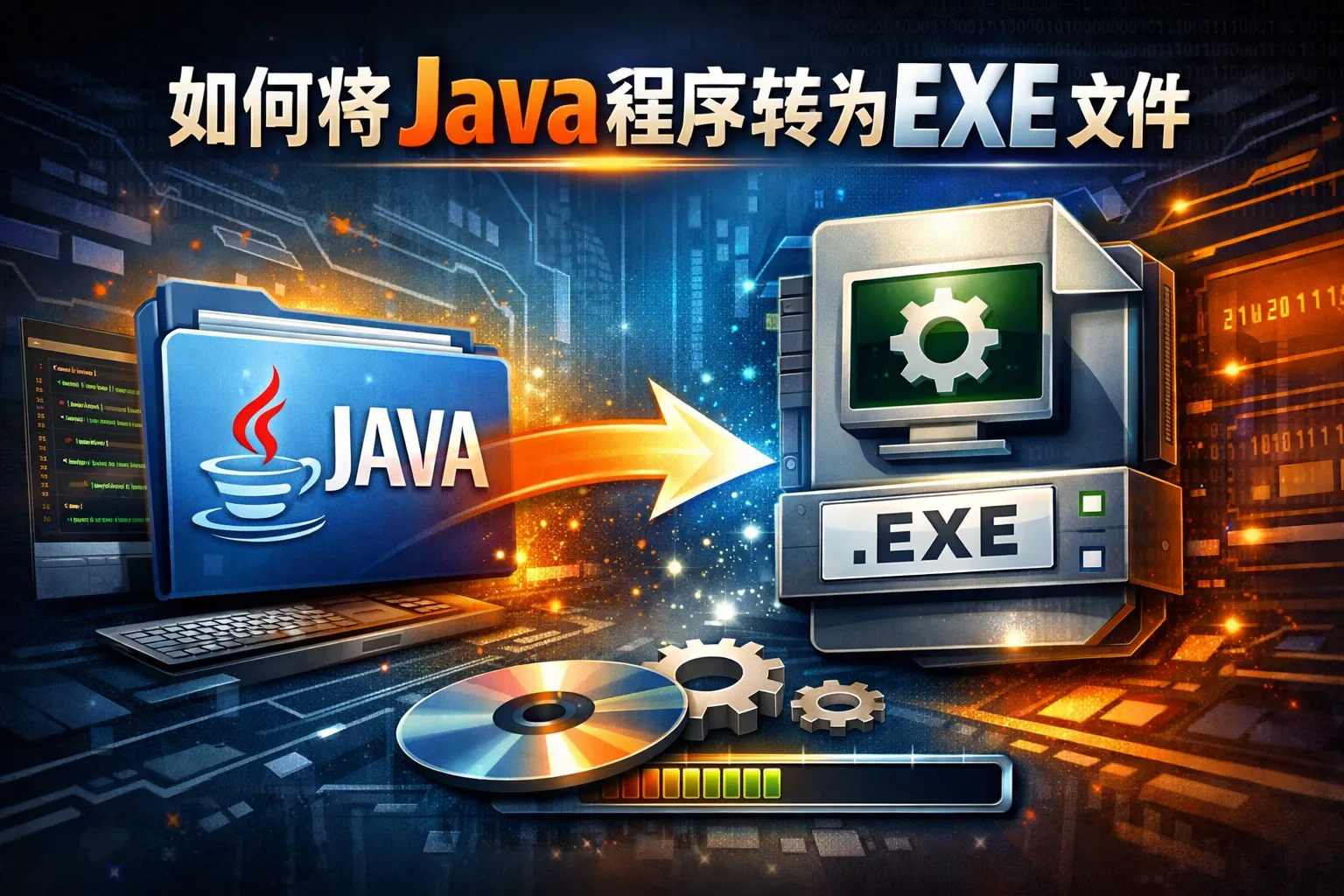 如何将java程序转为exe文件