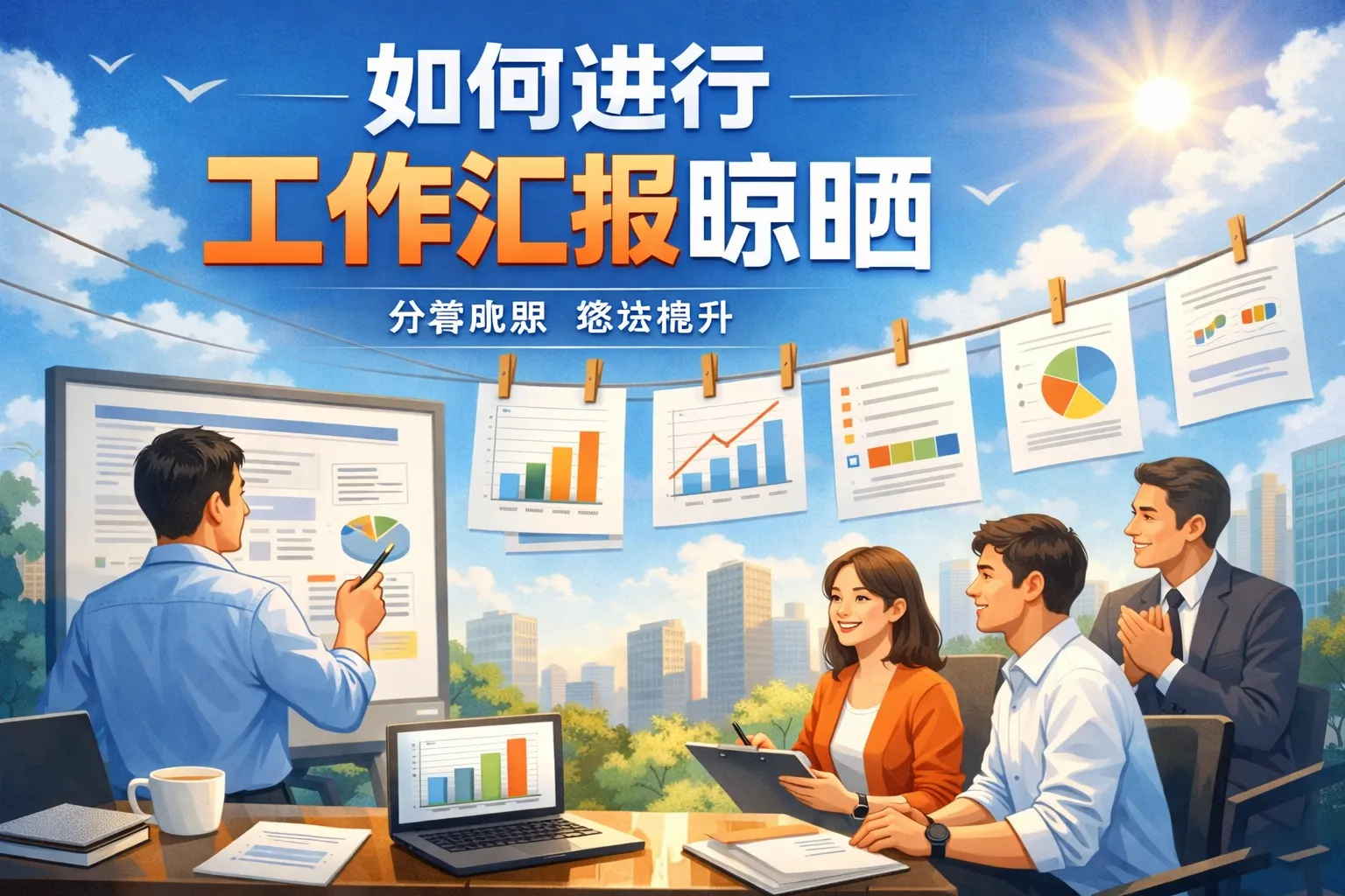 如何进行工作汇报晾晒