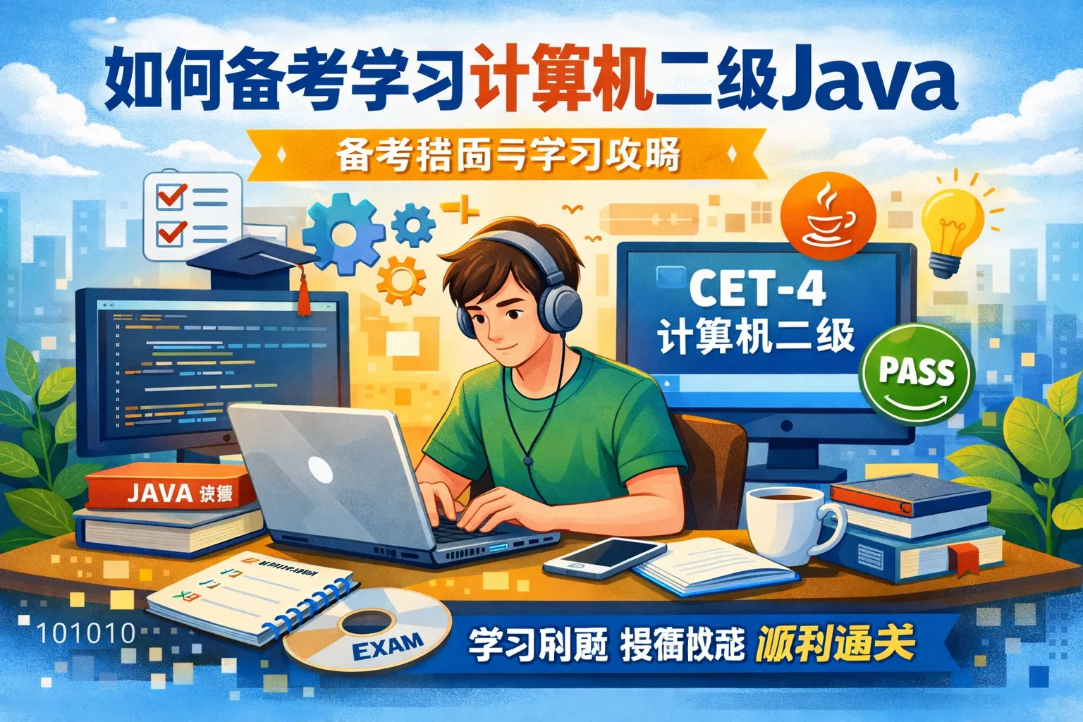 如何备考学习计算机二级java