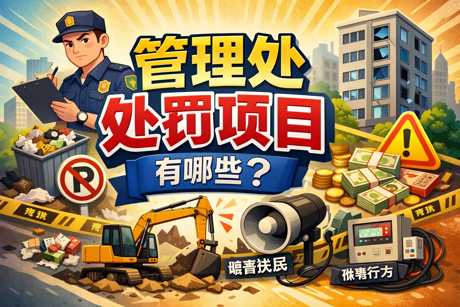 管理处处罚项目有哪些