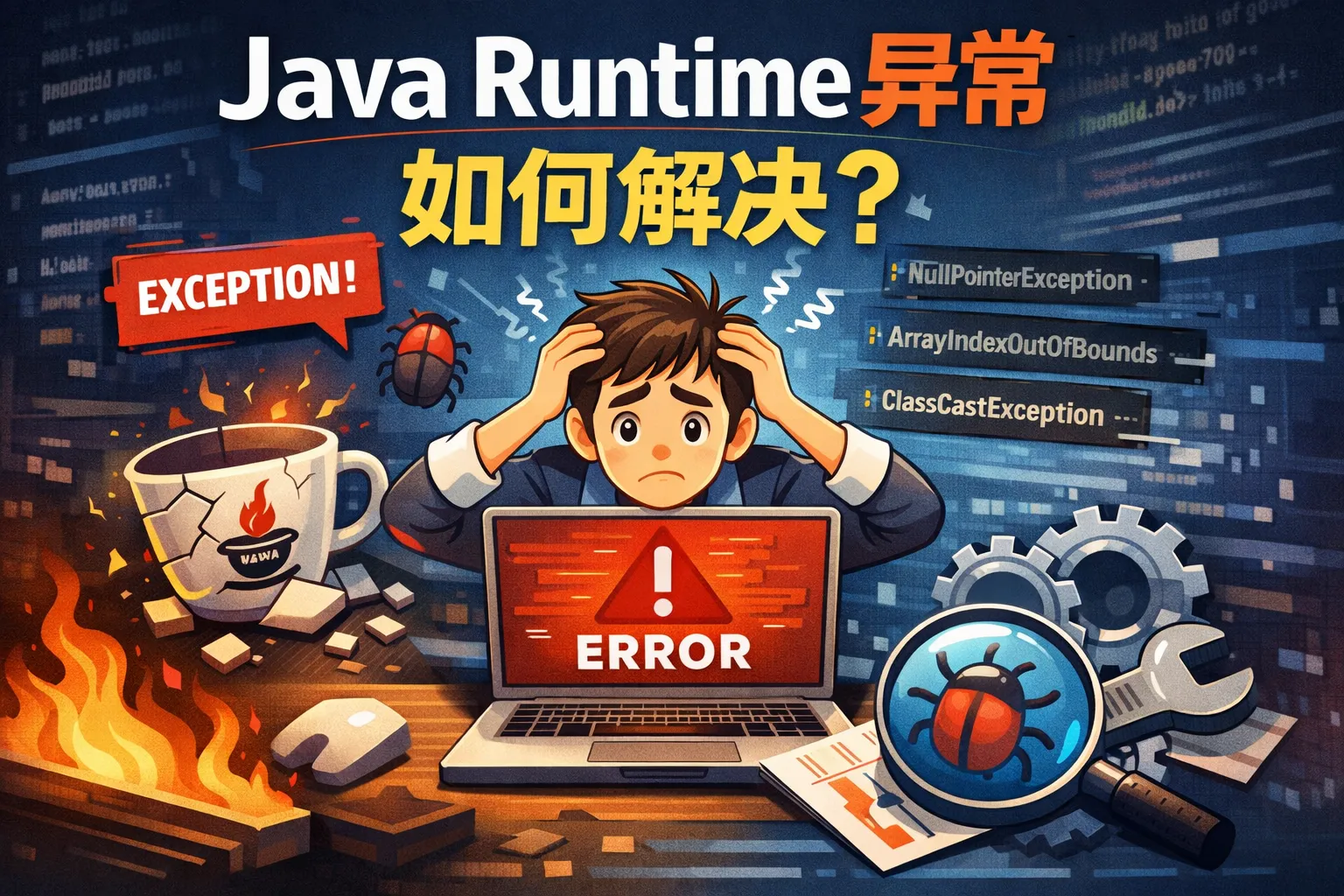 java runtime异常如何解决
