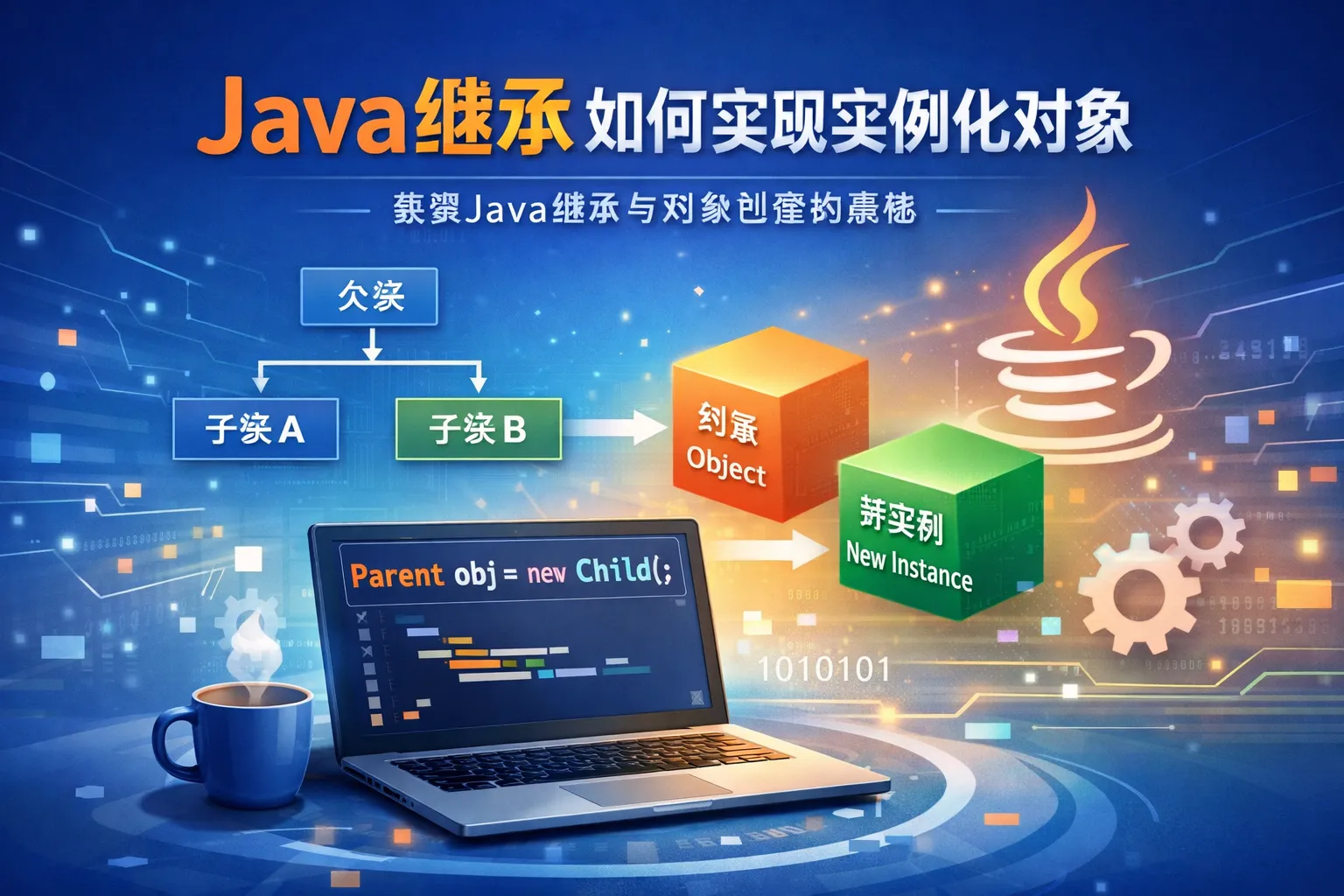java继承如何实现实例化对象