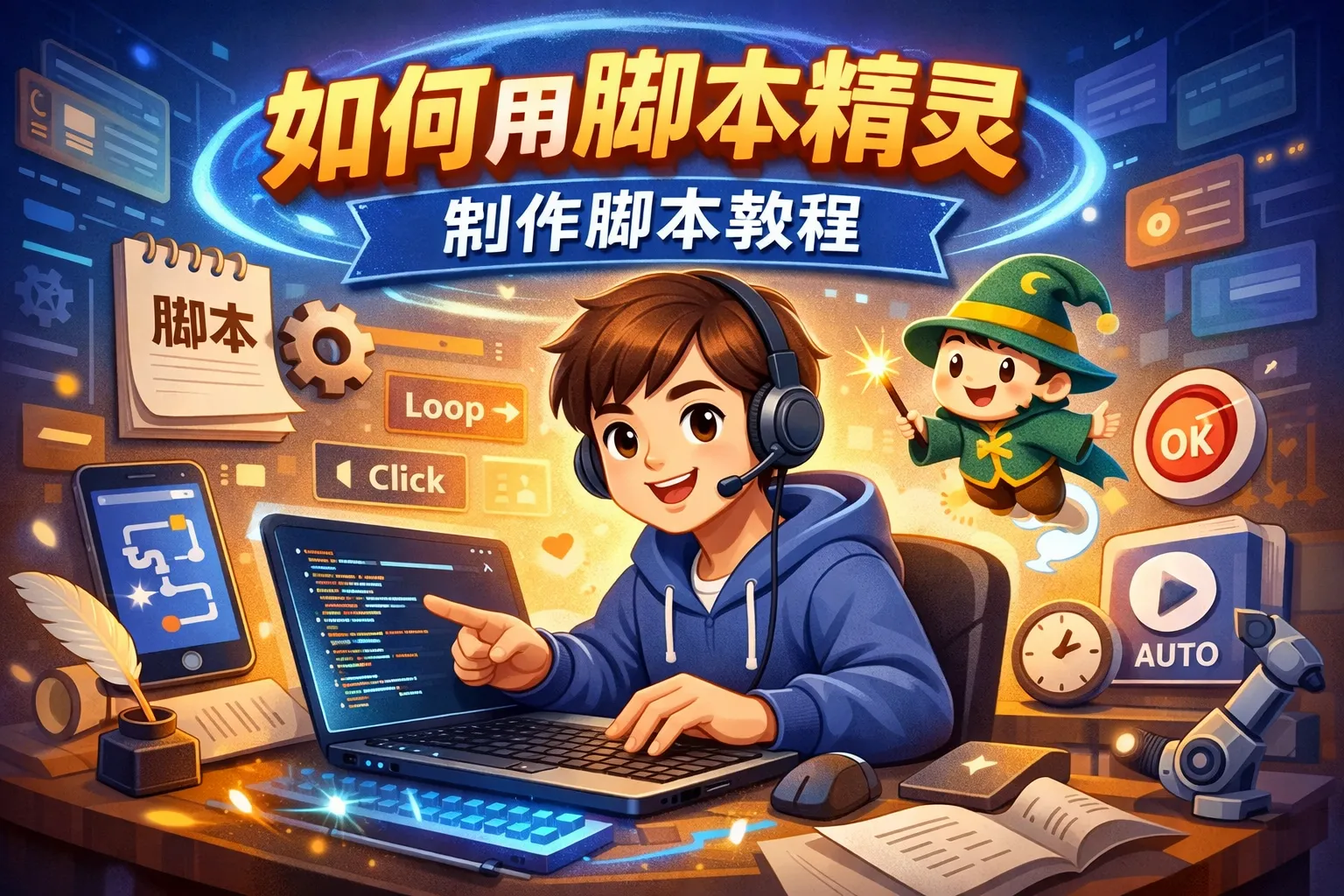 如何用脚本精灵制作脚本教程